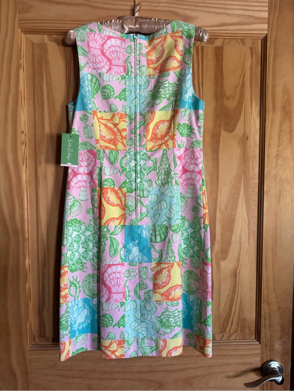 Lilly Pulitzer Pink, Green, Orange Tropical Shell Dress
